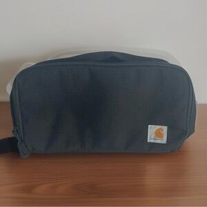 Carhartt Insulated 4 Can Lunch Cooler Bag Black Water Repellent Toiletry Kit